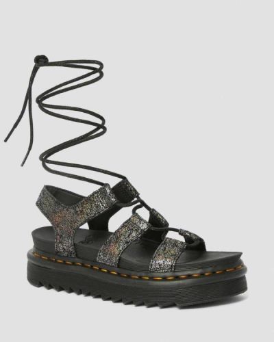 Sandalias Dr Martens Nartilla Metallic Gladiator Para Mujer DR5539Z